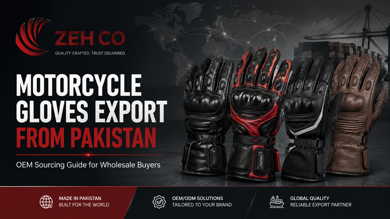 Motorcycle Gloves Export from Pakistan: OEM Sourcing Guide for Wholesale Buyers