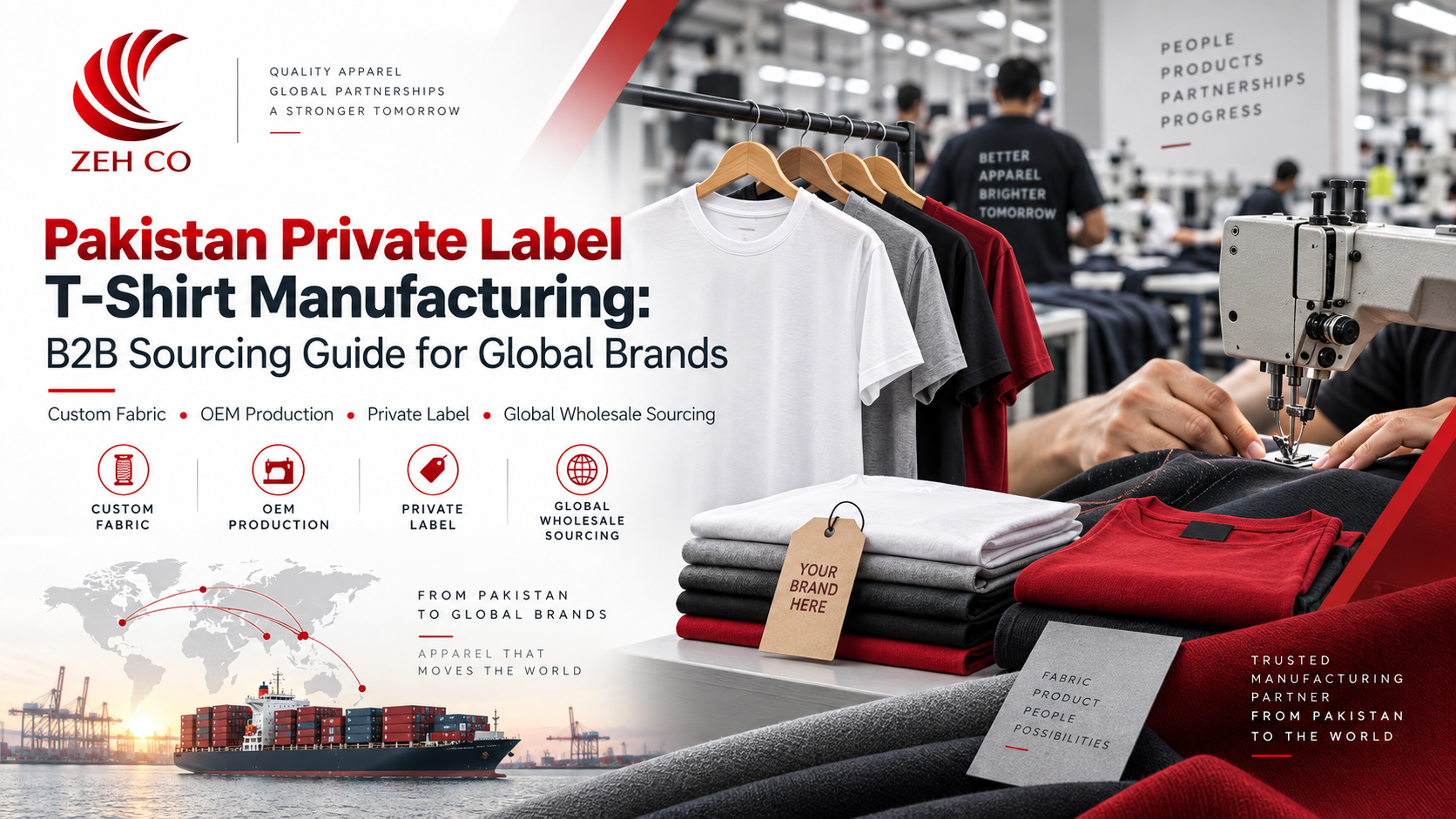 Производство футболок Private Label в Пакистане: B2B-руководство по закупкам для международных брендов
