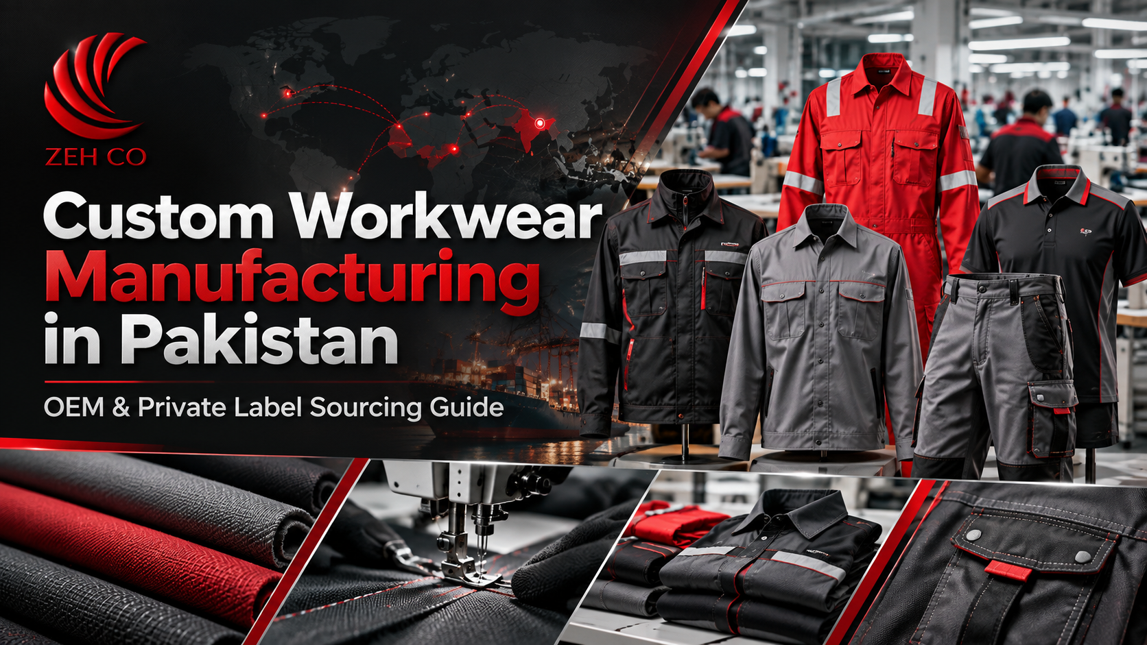 Custom Workwear Manufacturing in Pakistan: OEM & Private Label Sourcing Guide