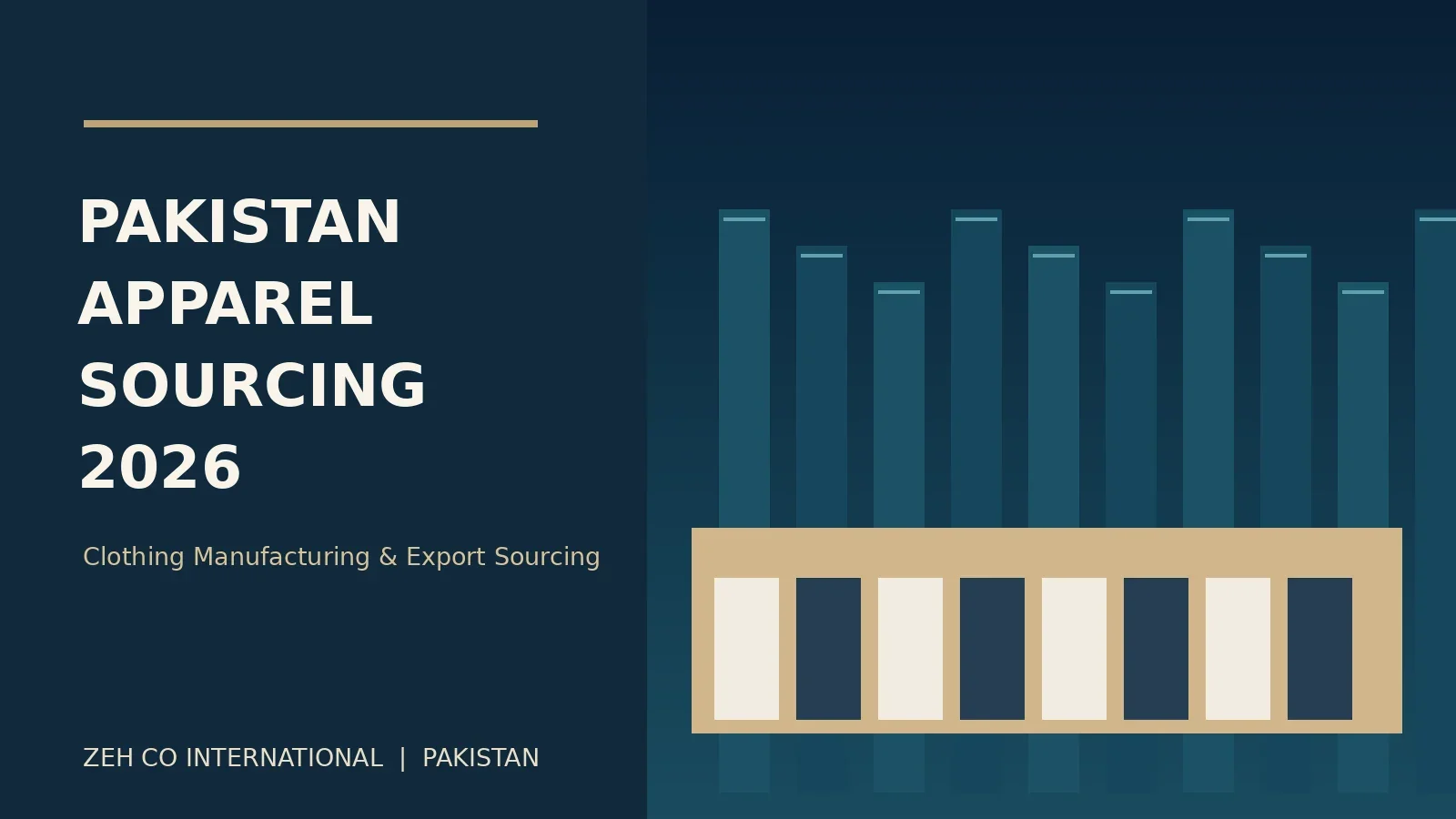 Pakistan apparel sourcing 2026 garment manufacturing and export planning
