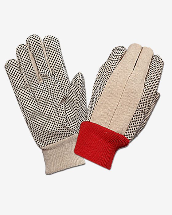 ZEH Co PVC dotted work gloves export Pakistan 4